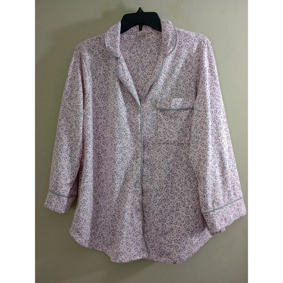 NWT Secret Treasures 2 Pc Pajama Set Button Up Size XL 16/18 - Picture 3 of 12